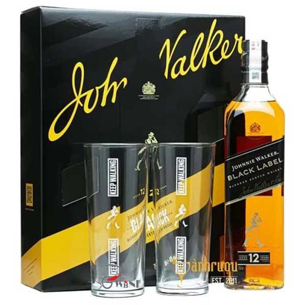 Rượu Johnnie Walker Black Label hộp quà tết 2023