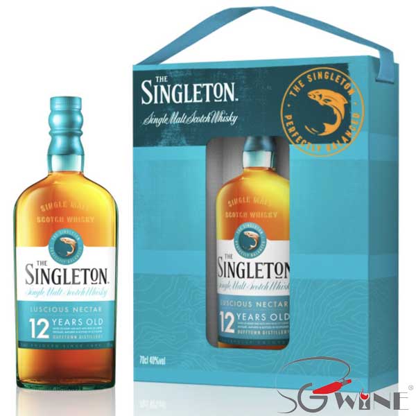 Rượu Singleton 12 hộp quà tết 2022 với thiết kế lịch sự và sang trọng ẩn chứa chất rươu mang hương vị mượt mà