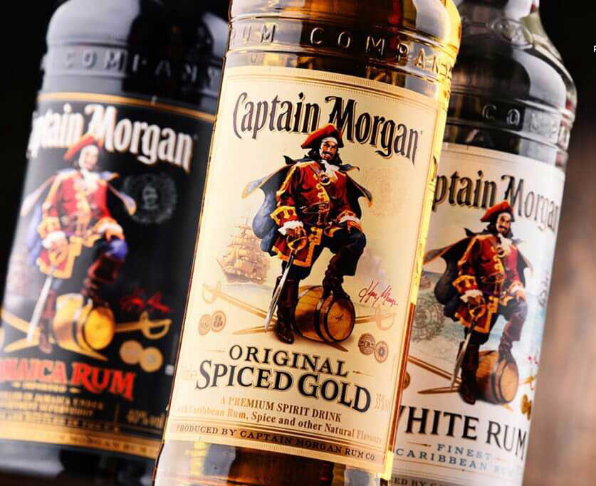 Các loại rượu Captain Morgan