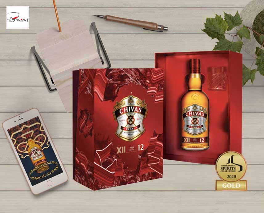 rượu chivas 12 hộp quà tết 2022