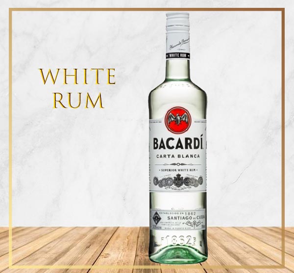Rượu Bacardi Carta Blanca superior white rum – loại rượu thích hợp để làm ra các ly cocktail tuyệt hảo như Mojito