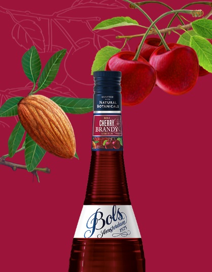 Rượu Bols Cherry Brandy với hương vị của trái anh đào