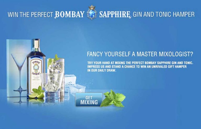 Rượu Bombay Sapphire tuyệt hảo cho những ly cocktail mùa hè